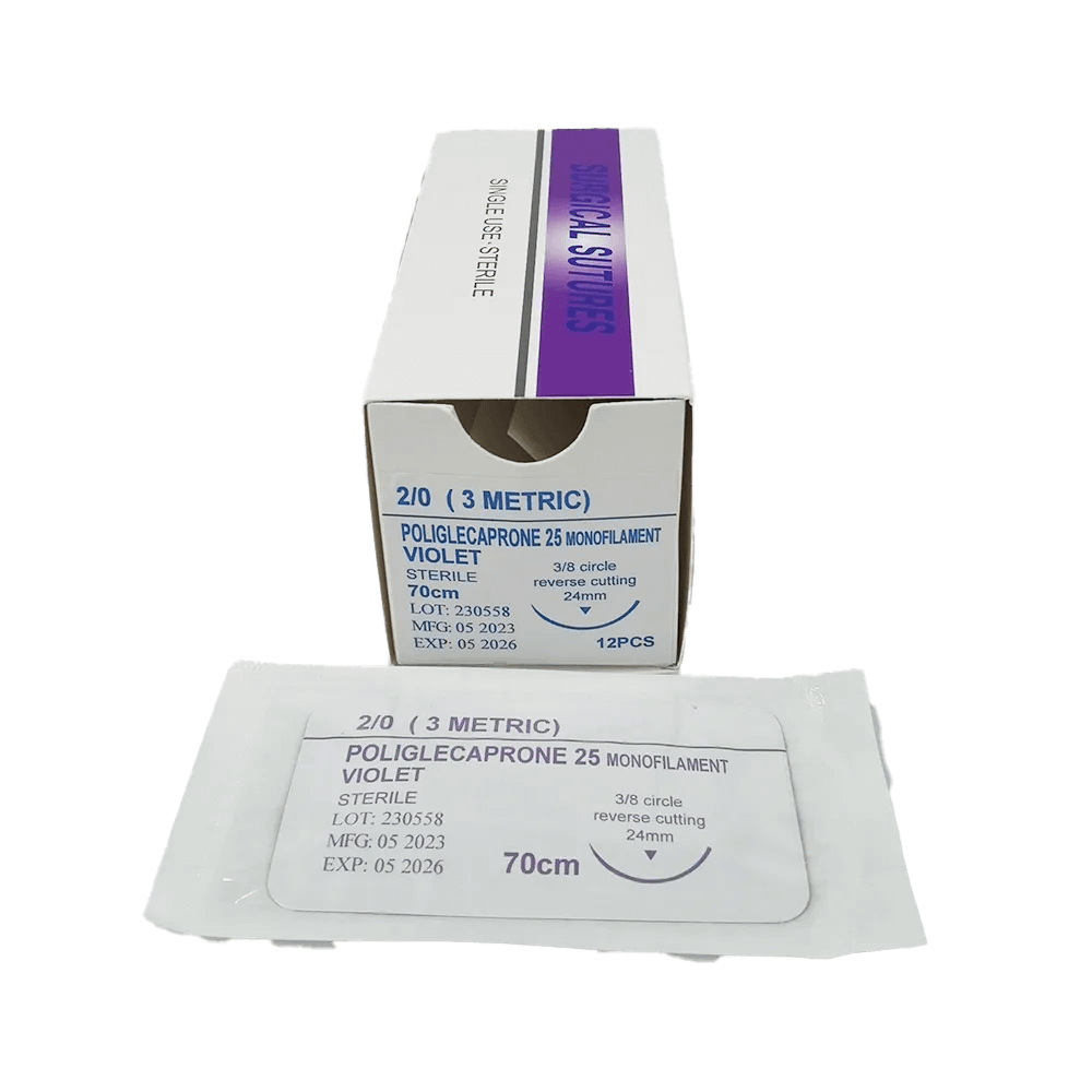 Absorbable Suture Poliglecaprone 25 Surgical Suture