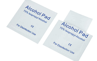 almofadas de álcool