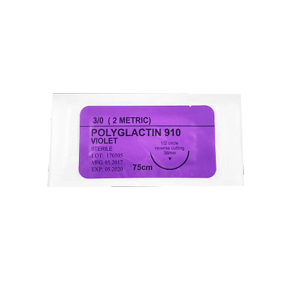 Absorbable Sutures Polyglactin 910 Surgical Suture