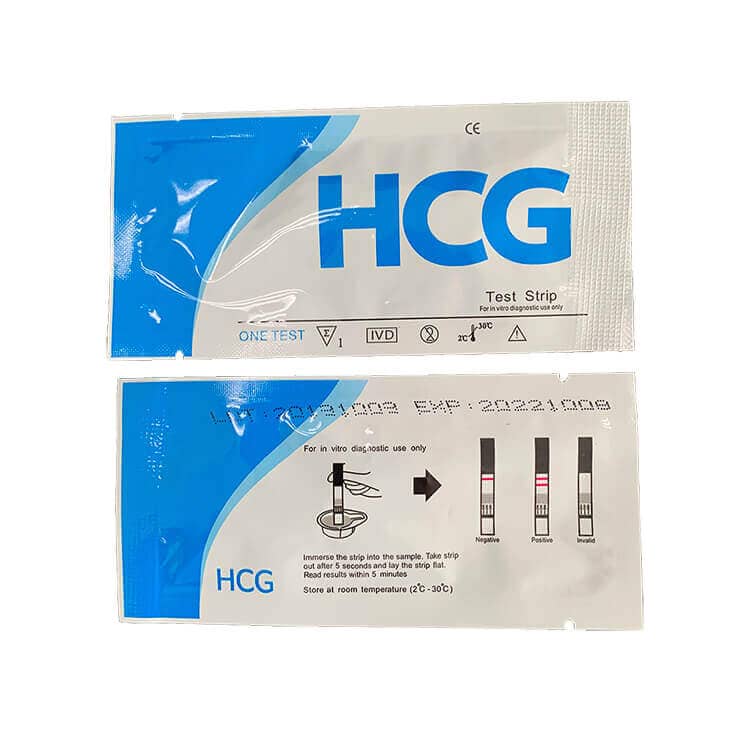 Tira de teste HCG 3