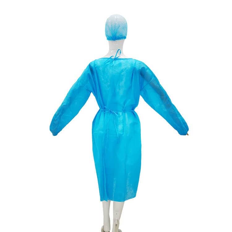 polypropylene isolation gown